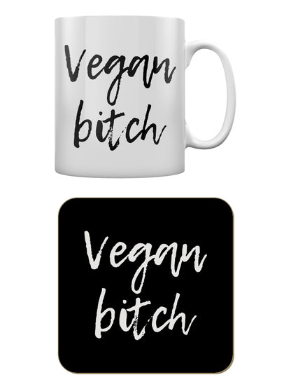Vegan Bitch Mug & Coaster Set