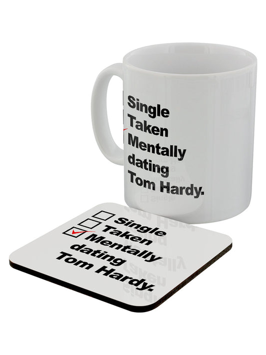 Mentally Dating Tom Hardy Mug & Coaster Set