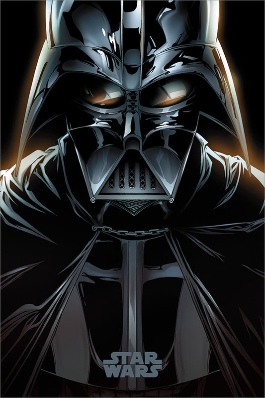 Star Wars Vader Comic Poster