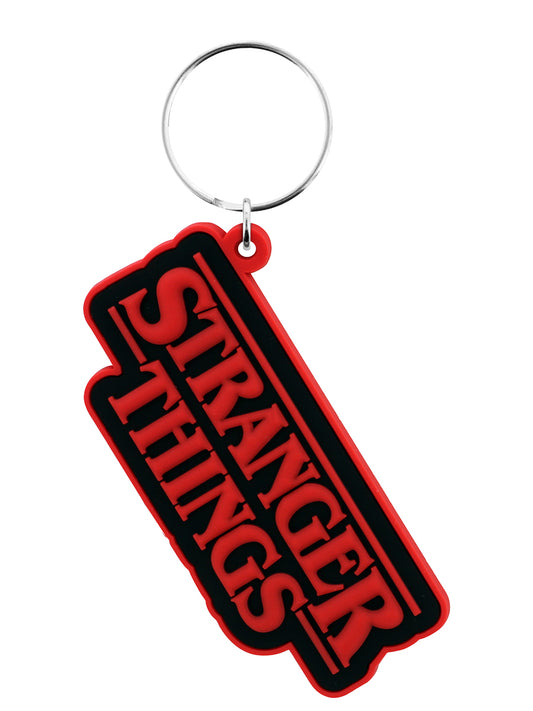 Stranger Things Logo Keyring
