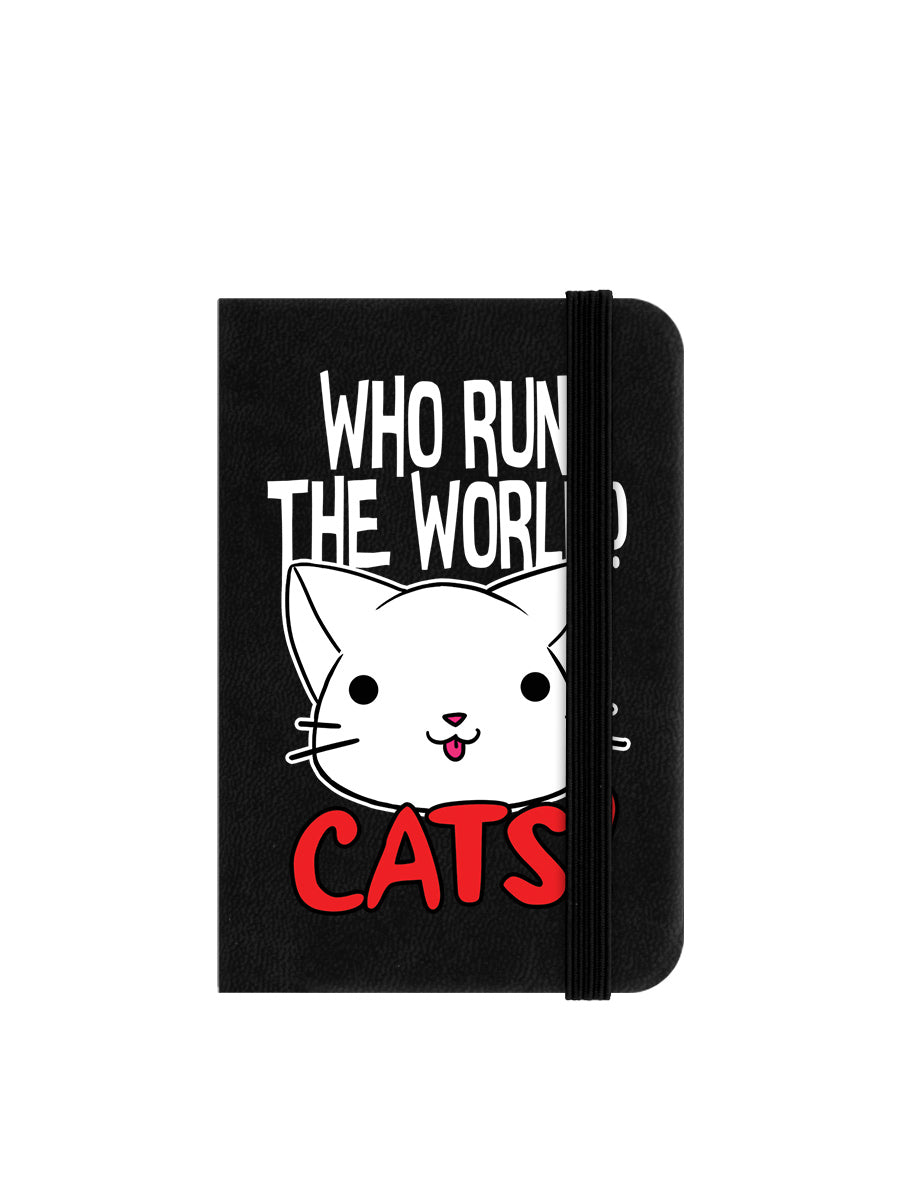 Who Run The World? Cats! Mini Black Notebook