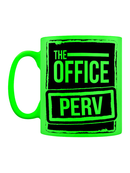 The Office Perv Green Neon Mug