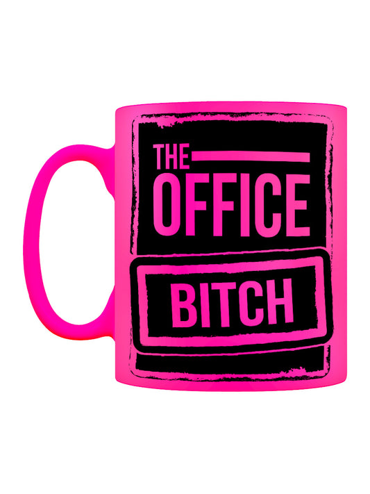 The Office Bitch Pink Neon Mug