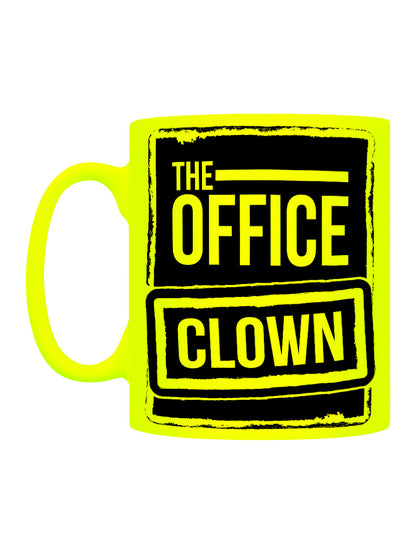 The Office Clown Yellow Neon Mug