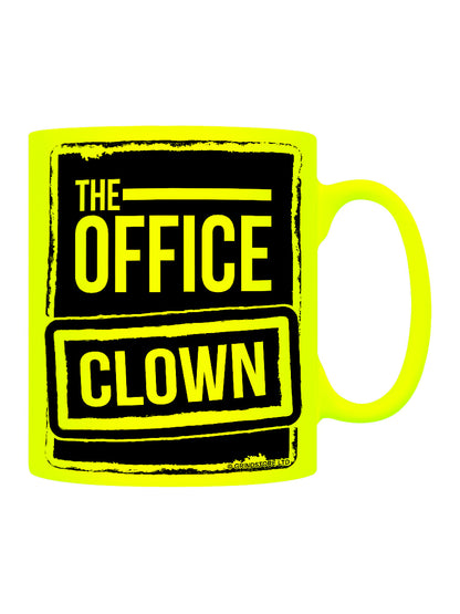 The Office Clown Yellow Neon Mug