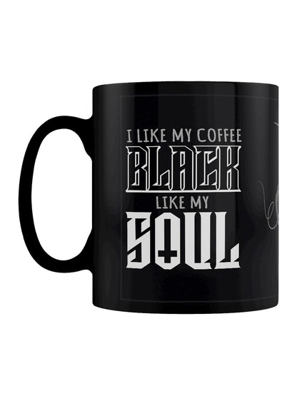 I Like My Coffee Black Like My Soul Black Mug