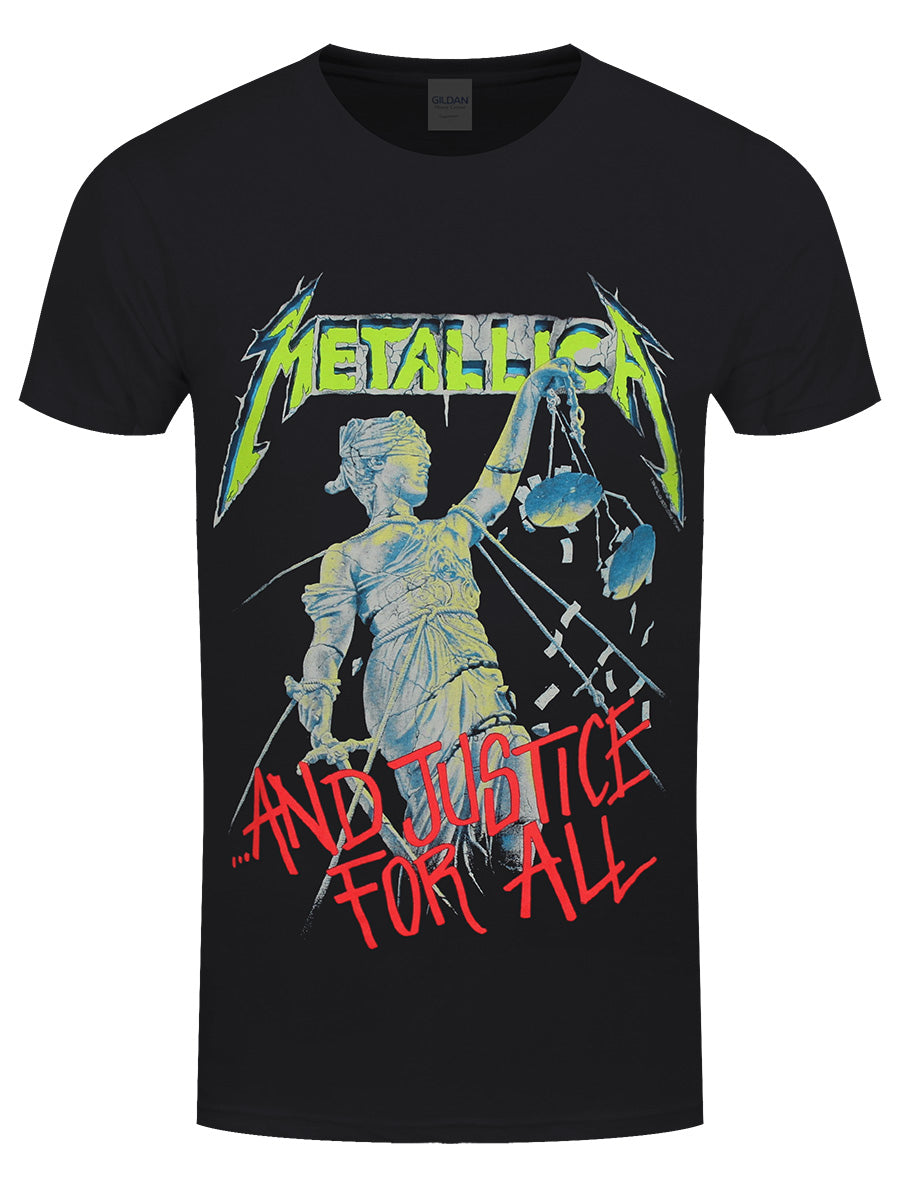 Metallica - And Justice For All Original Men's Black T-Shirt