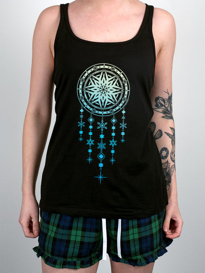 Snowflake Dreamcatcher Ladies Short Pyjama Set