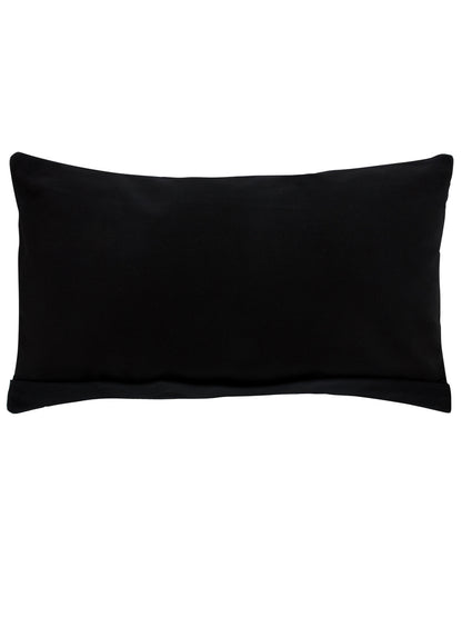 It's Not Just A Phase Black Rectangular Cushion