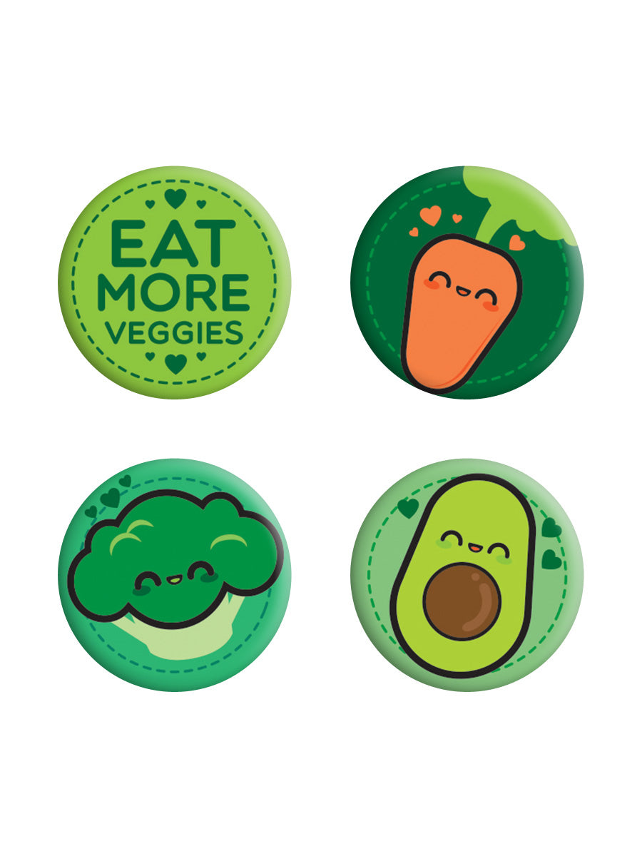 Eat More Veggies Badge Pack