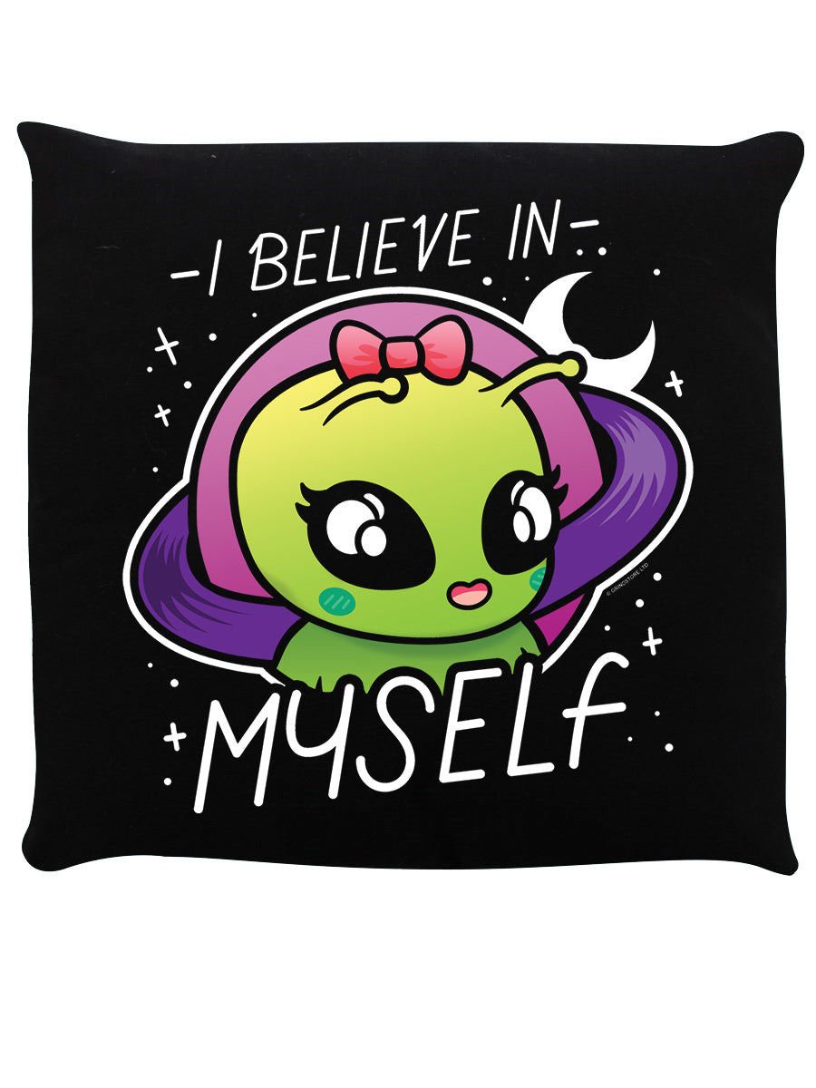 I Believe In Myself Cute Alien Cushion