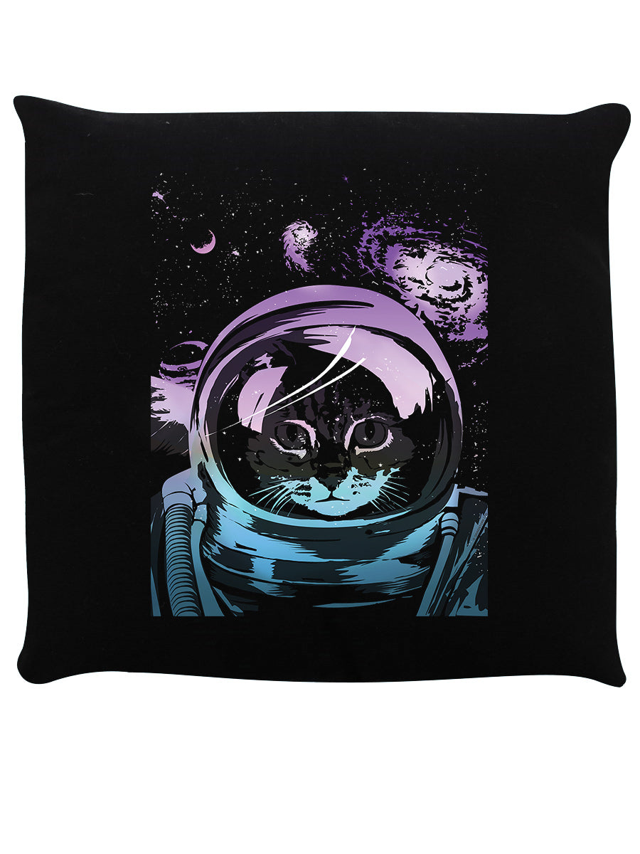 Unorthodox Collective Space Kitten Black Cushion