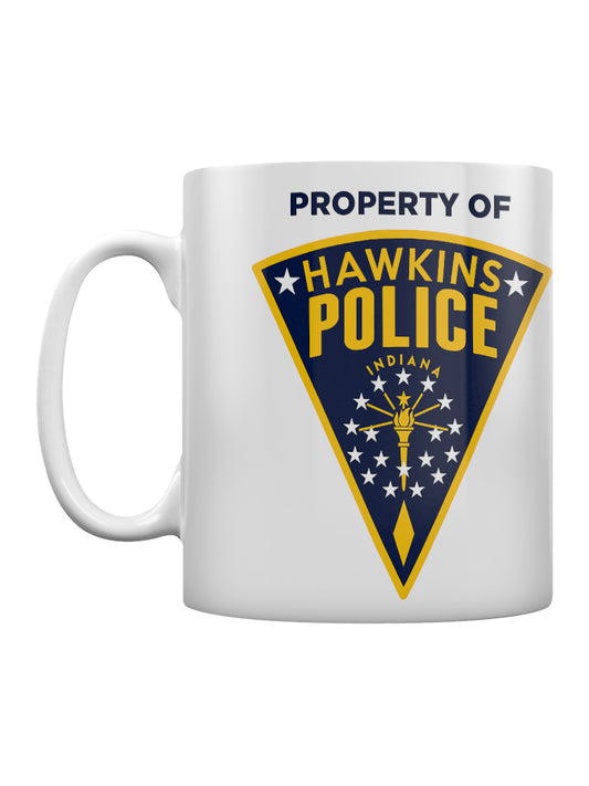Stranger Things Hawkins Police Badge Mug