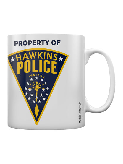 Stranger Things Hawkins Police Badge Mug