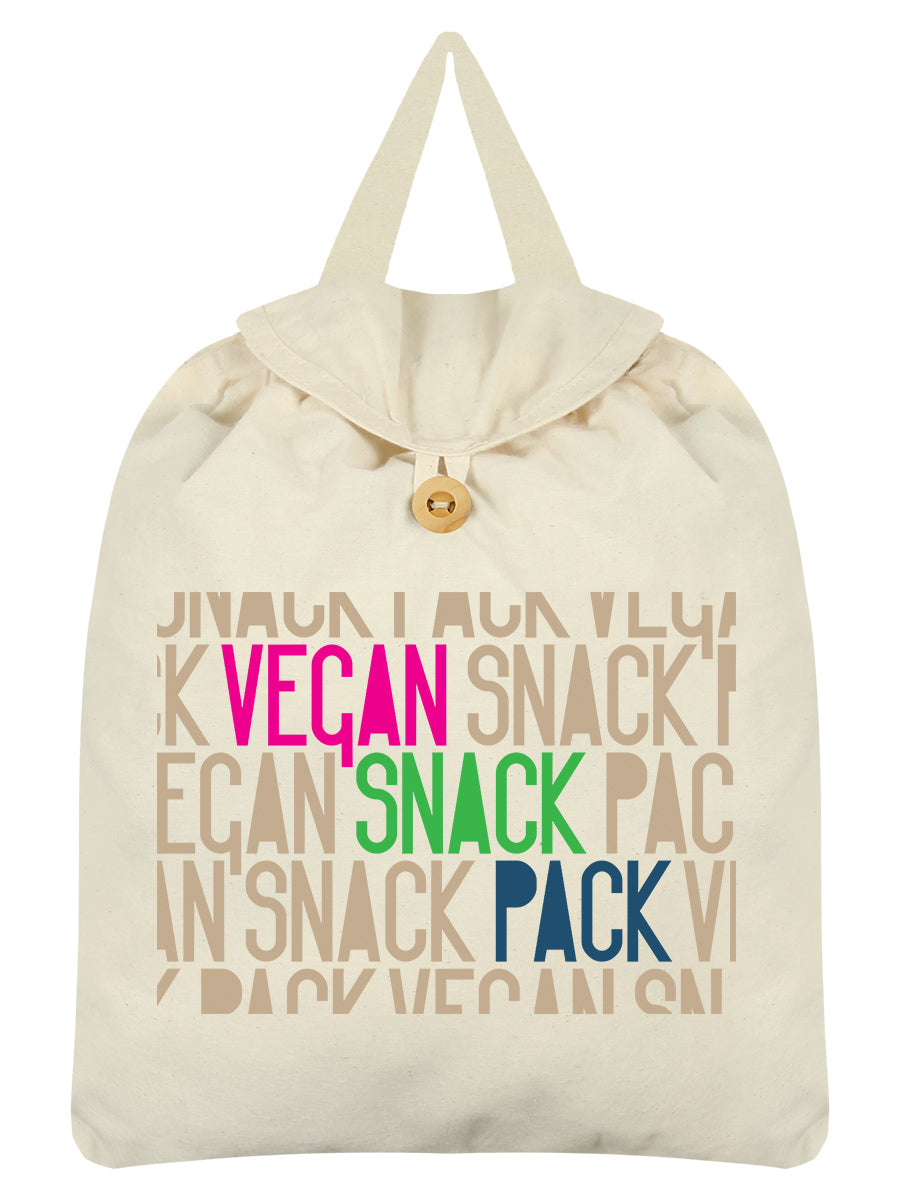 Vegan Snack Pack Cream Festival Backpack