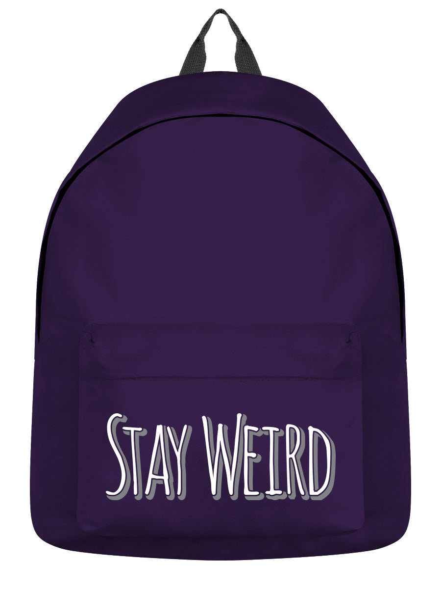 Stay Weird Purple Backpack