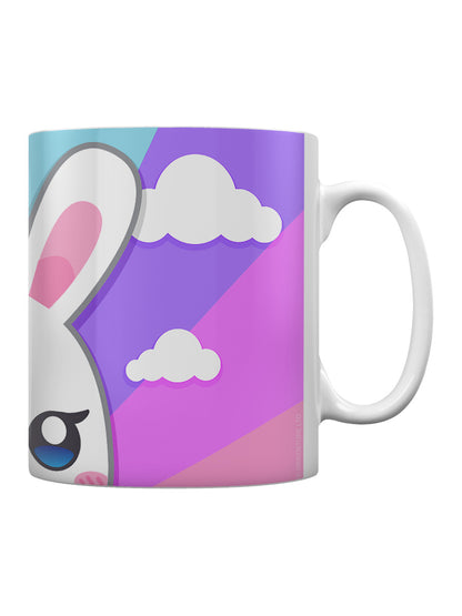 Inquisitive Creatures Kawaii Bunny Rainbow Mug