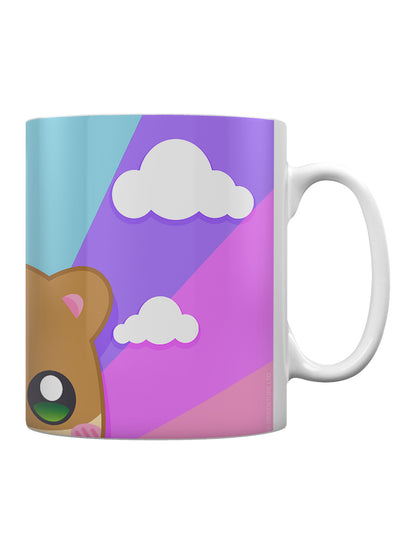 Inquisitive Creatures Kawaii Hamster Rainbow Mug