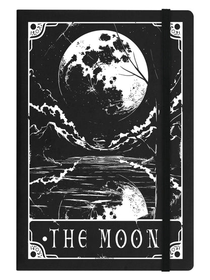 Deadly Tarot - The Moon Black A5 Hard Cover Notebook