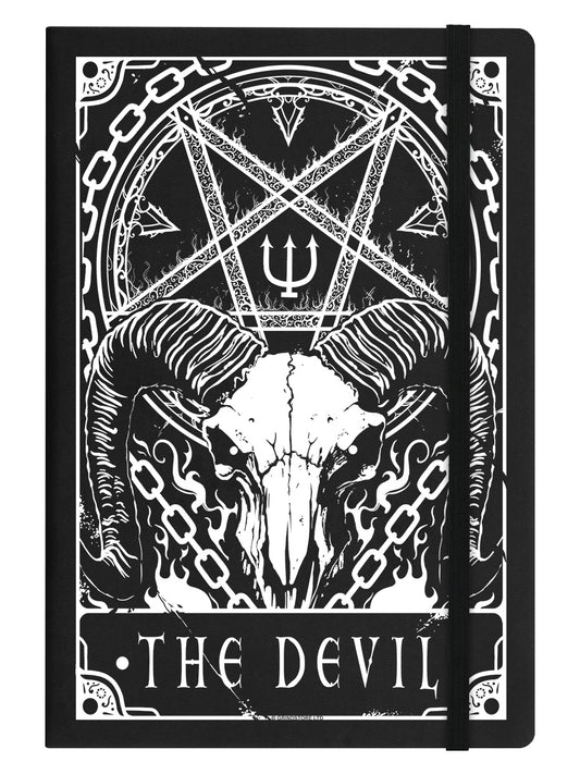 Deadly Tarot - The Devil Black A5 Hard Cover Notebook