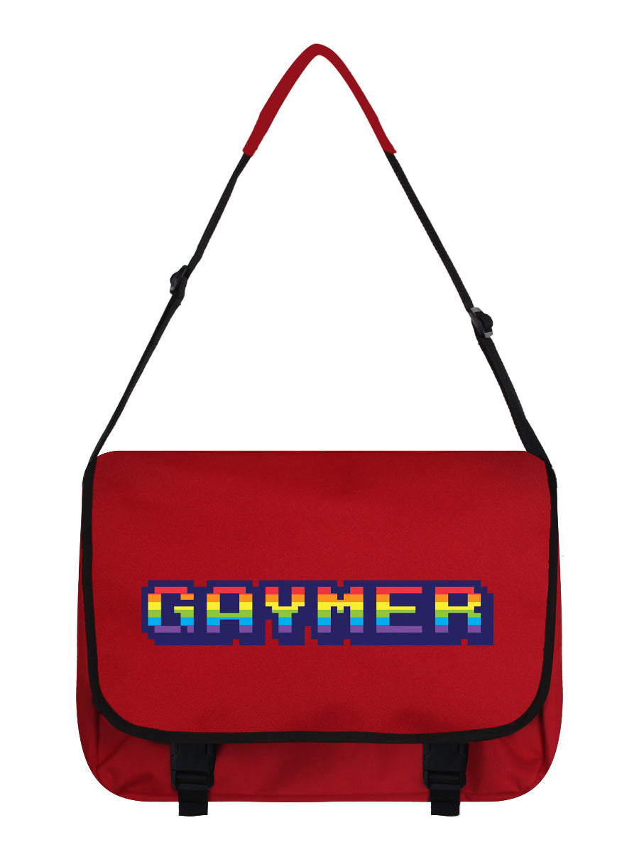 Gaymer Red Messenger Bag