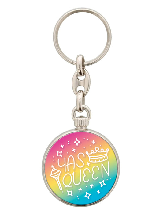 Yas Queen Circular Keyring