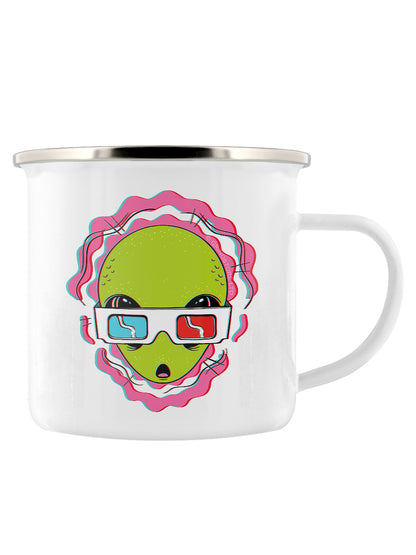 3D Alien Enamel Mug