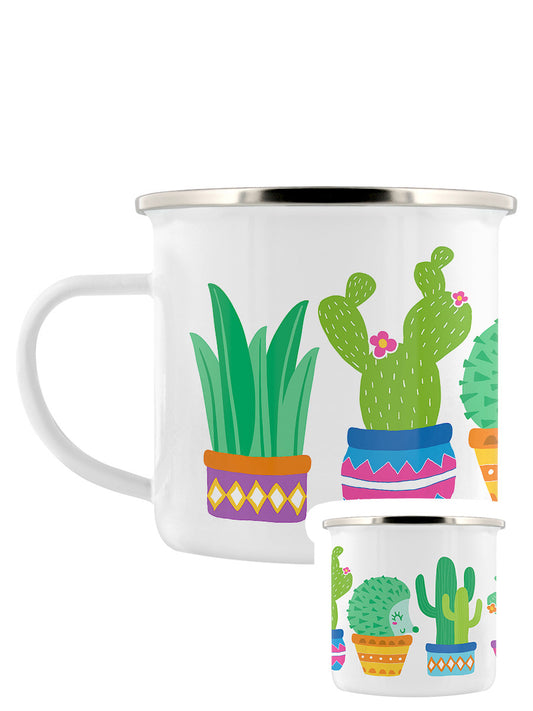 Hedgehog Cacti Enamel Mug