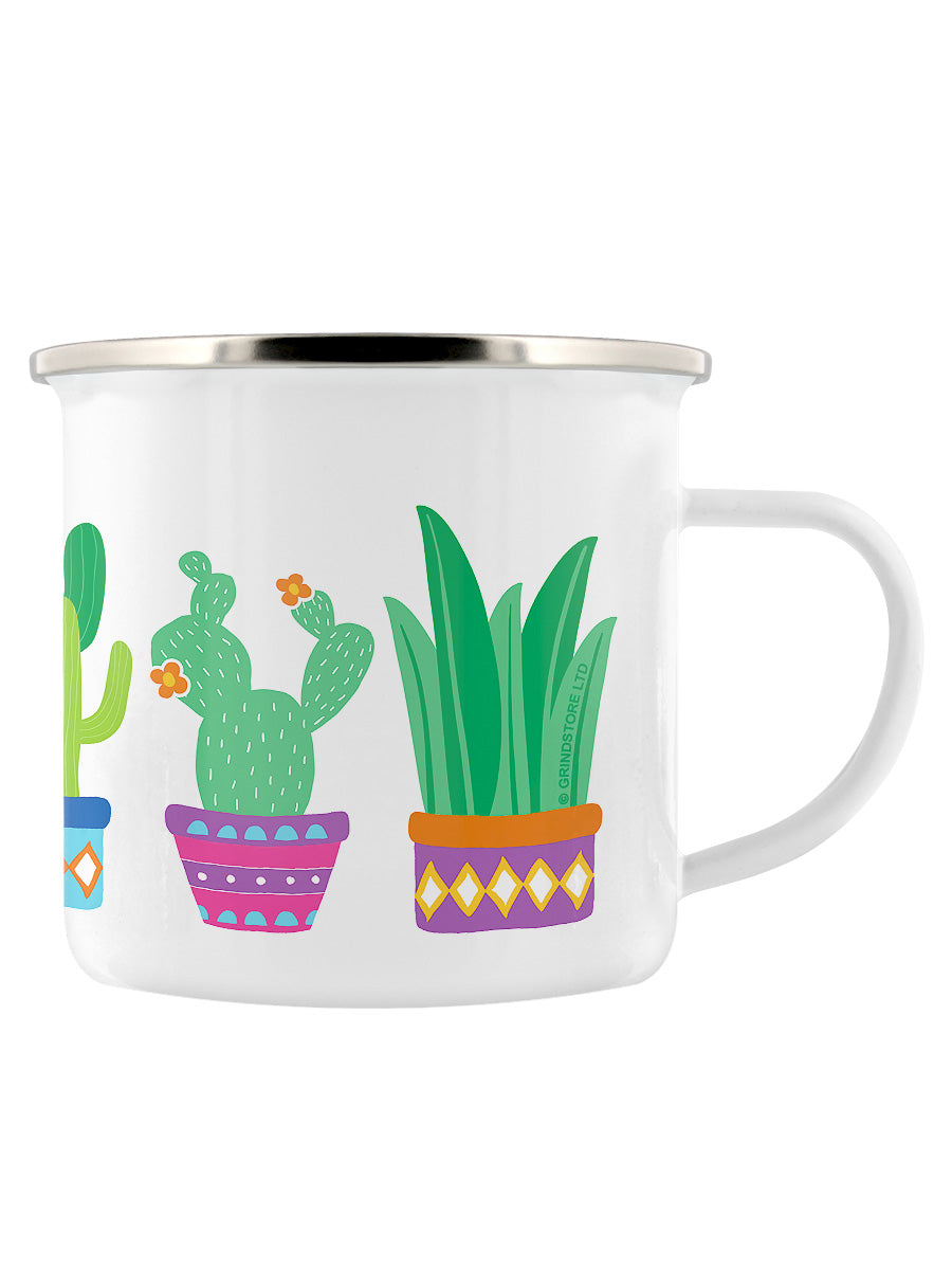 Hedgehog Cacti Enamel Mug