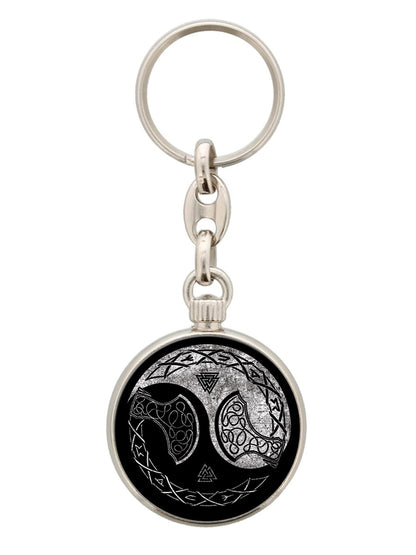 Viking Yin Yang Circular Keyring