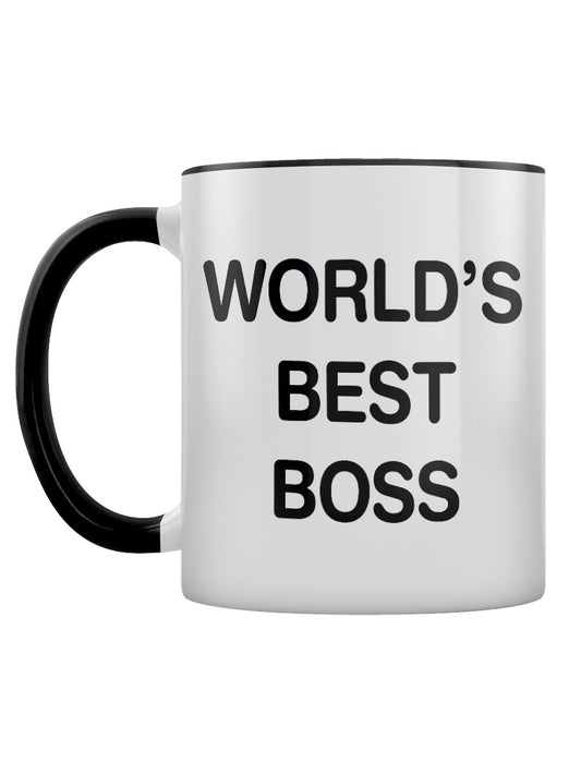 World's Best Boss Black Inner 2-Tone Mug