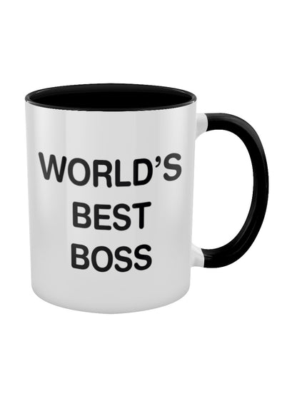 World's Best Boss Black Inner 2-Tone Mug