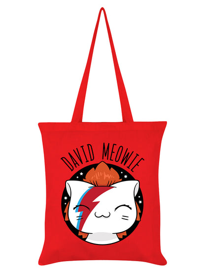 V. I. Pets David Meowie Red Tote Bag