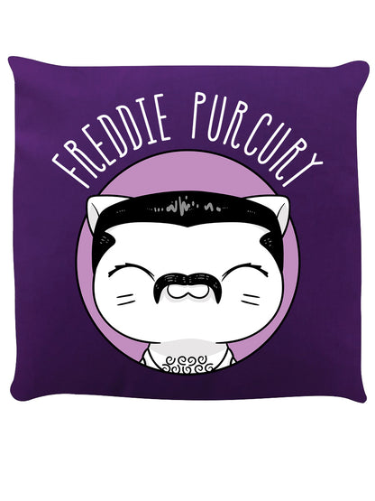 V. I. Pets Freddie Purcury Purple Cushion