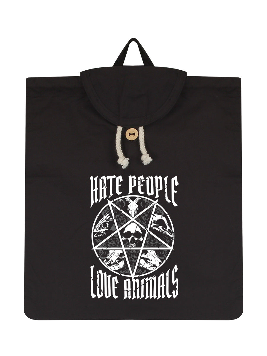 Hate People Love Animals Vegan Festival Backpack