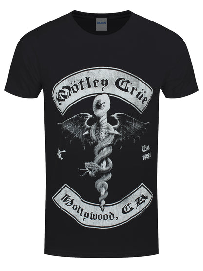 Motley Crue Feelgood Hollywood Revision Men's Black T-Shirt