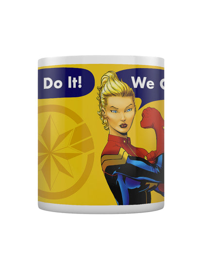 Captain Marvel We Can Do It Coffee Mug
