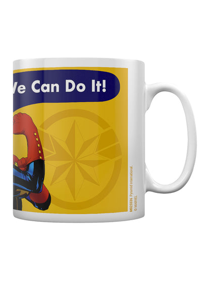 Captain Marvel We Can Do It Coffee Mug