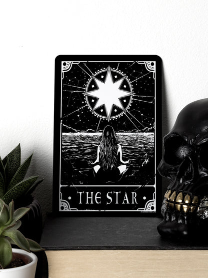 Deadly Tarot - The Star Greet Tin Card
