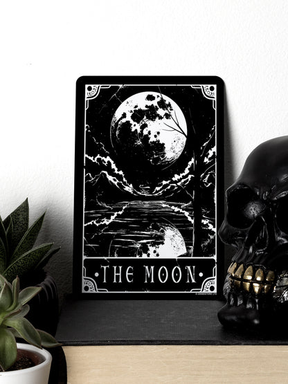 Deadly Tarot - The Moon Greet Tin Card