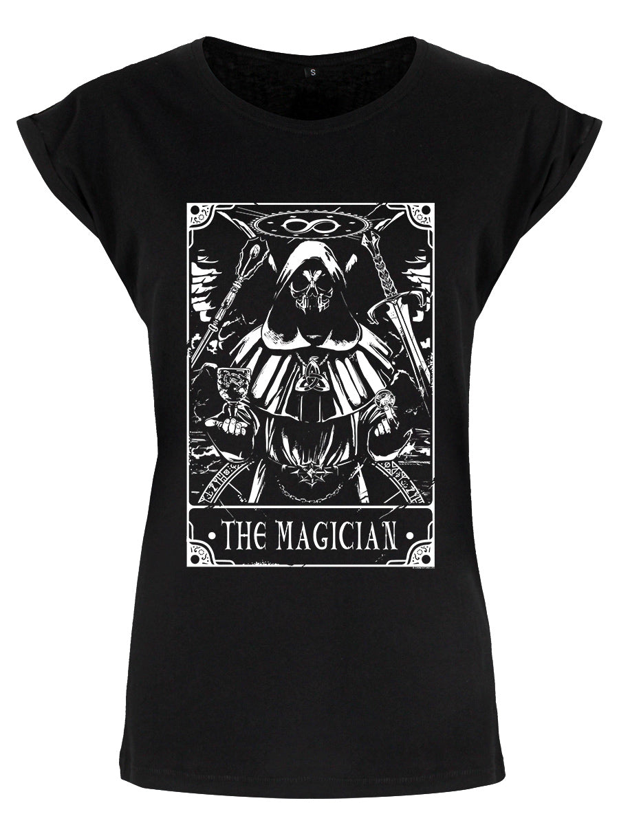 Deadly Tarot - The Magician Ladies Premium Black T-Shirt