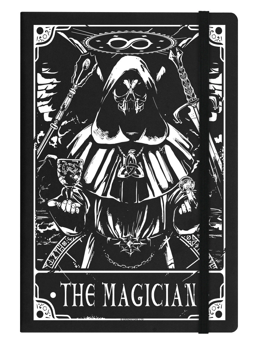 Deadly Tarot - The Magician Black A5 Hard Cover Notebook