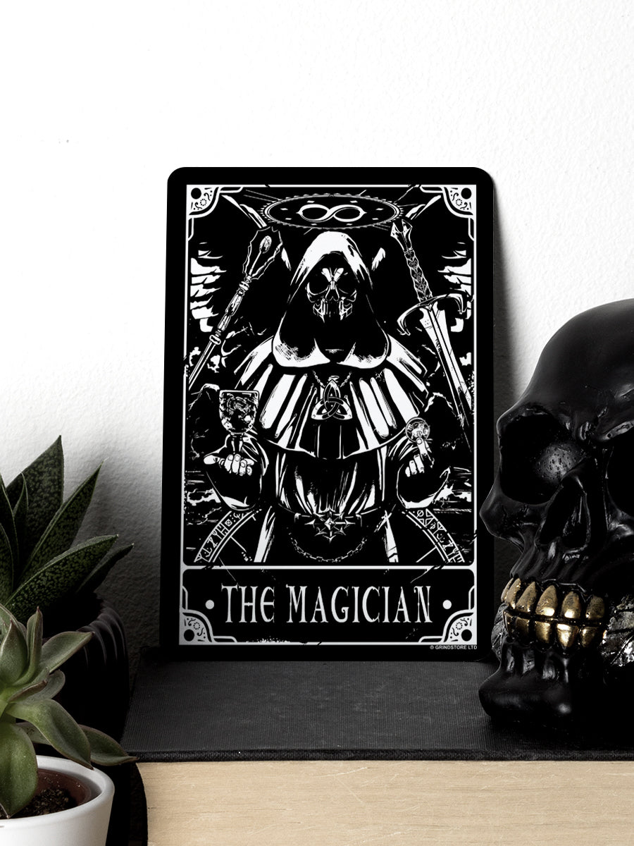 Deadly Tarot - The Magician Greet Tin Card