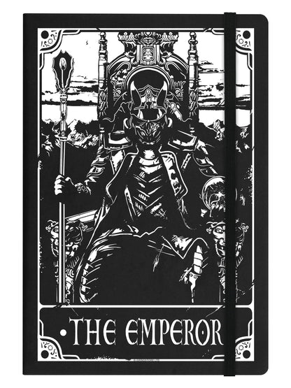 Deadly Tarot - The Emperor Black A5 Hard Cover Notebook