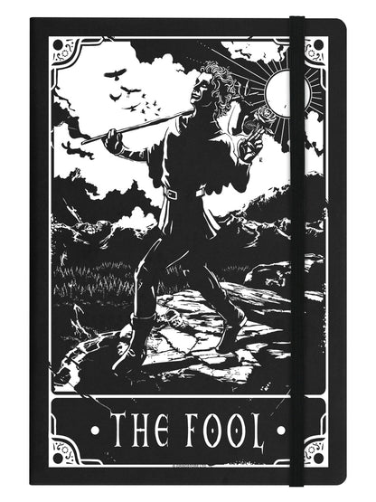 Deadly Tarot - The Fool Black A5 Hard Cover Notebook