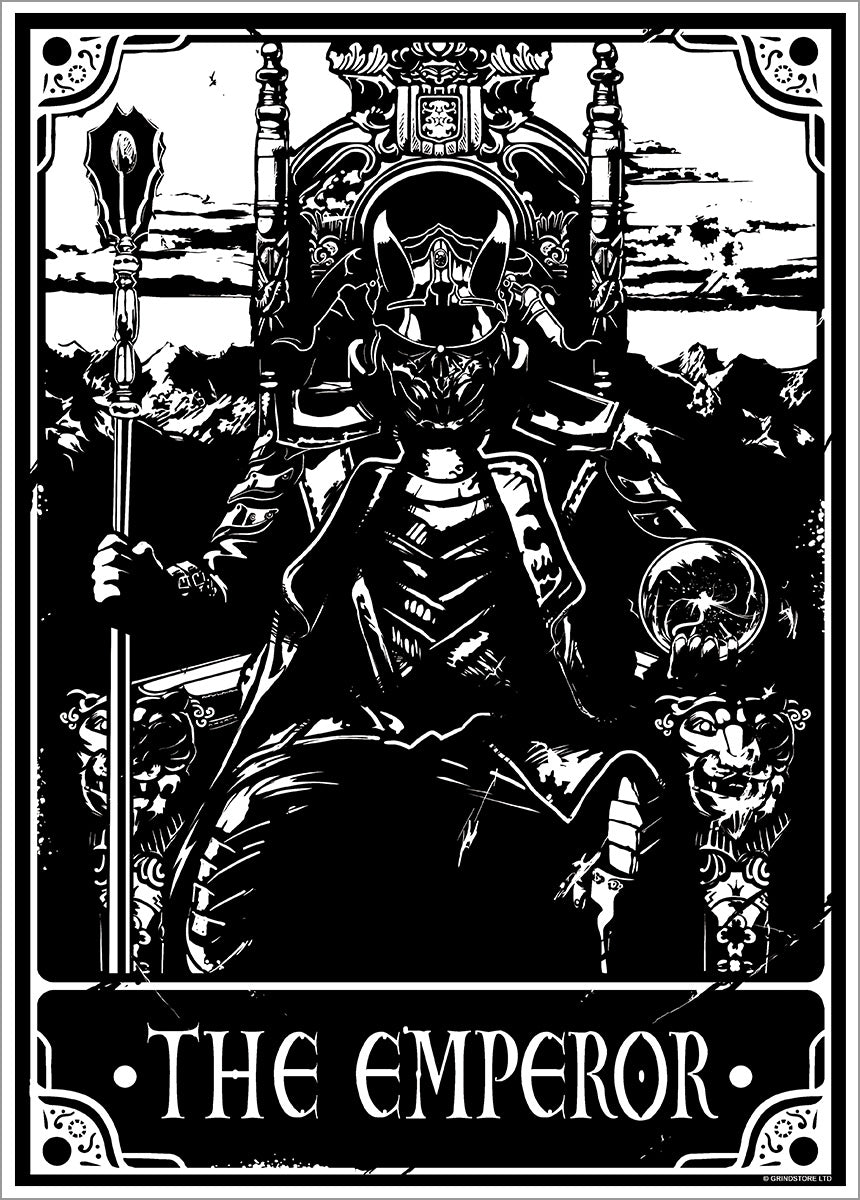 Deadly Tarot - The Emperor Mini Poster