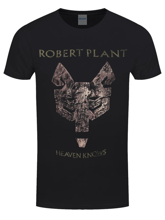 Robert Plant Heaven Knows Men's Black T-Shirt