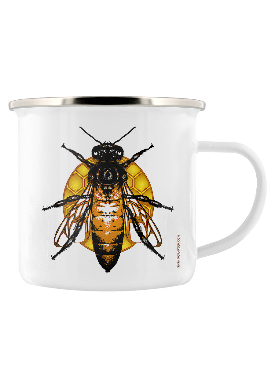 Queen Bee Enamel Mug