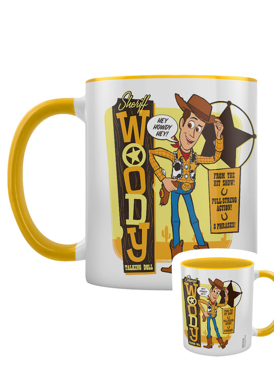 Toy Story 4 Sheriff Woody Yellow Coloured Inner Mug