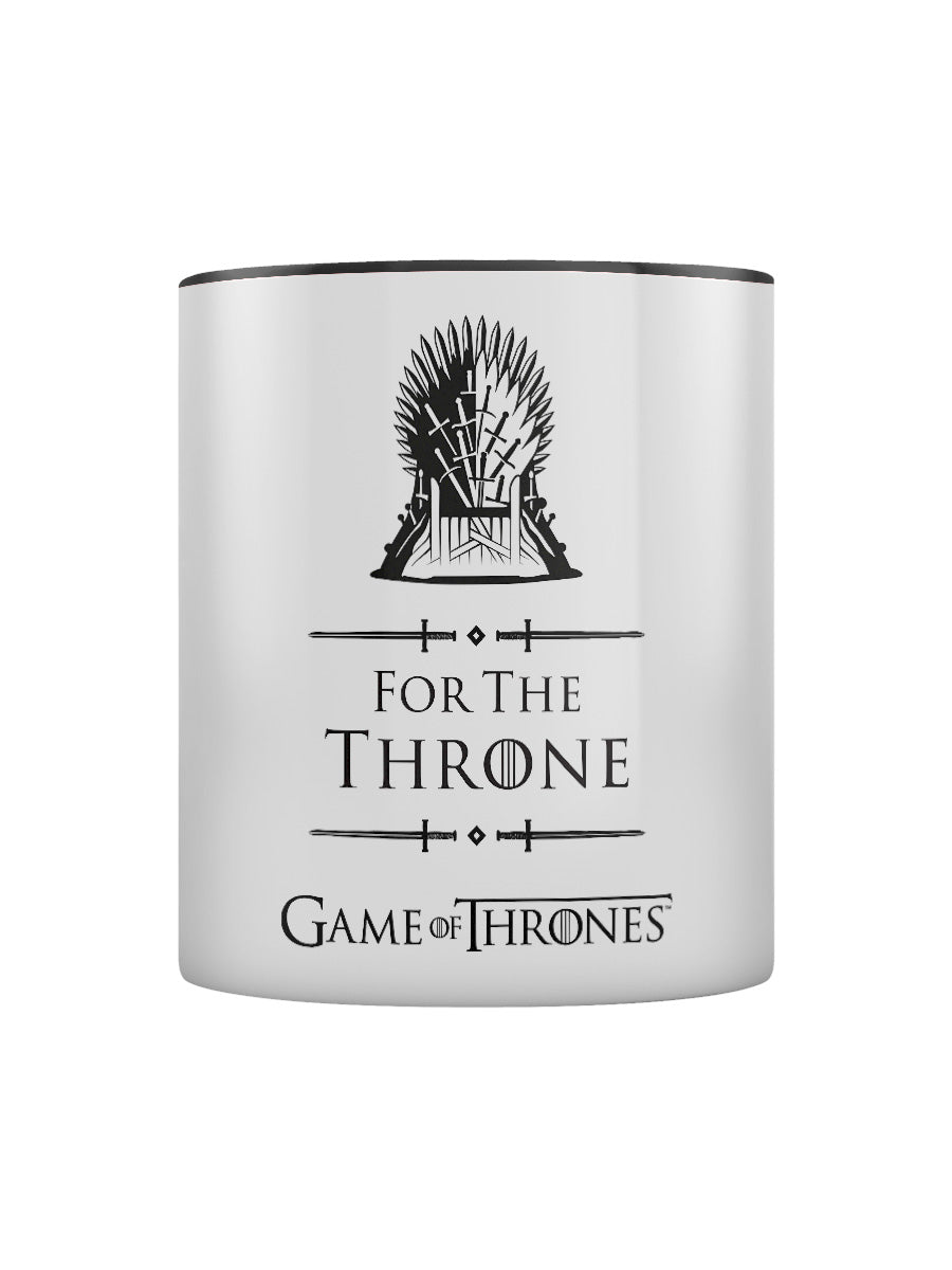 Game of Thrones For The Throne Black Coloured Inner Mug